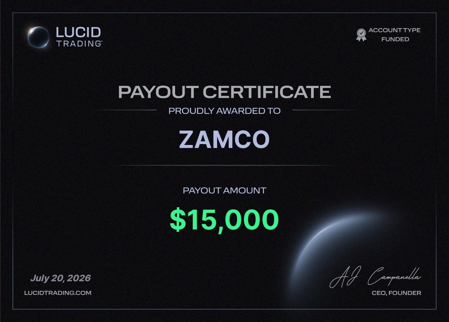 ZamcoLucidPayout